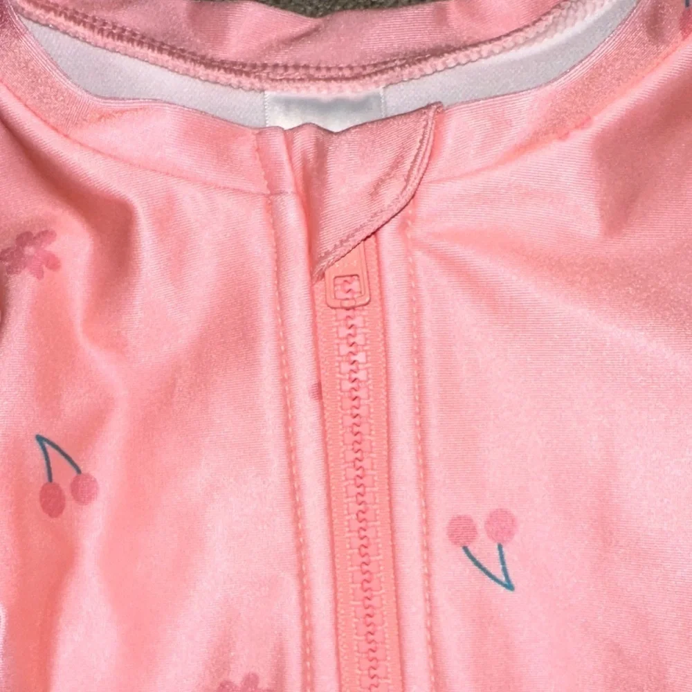 Cat & Jack Pink Kids Swim Rashguard